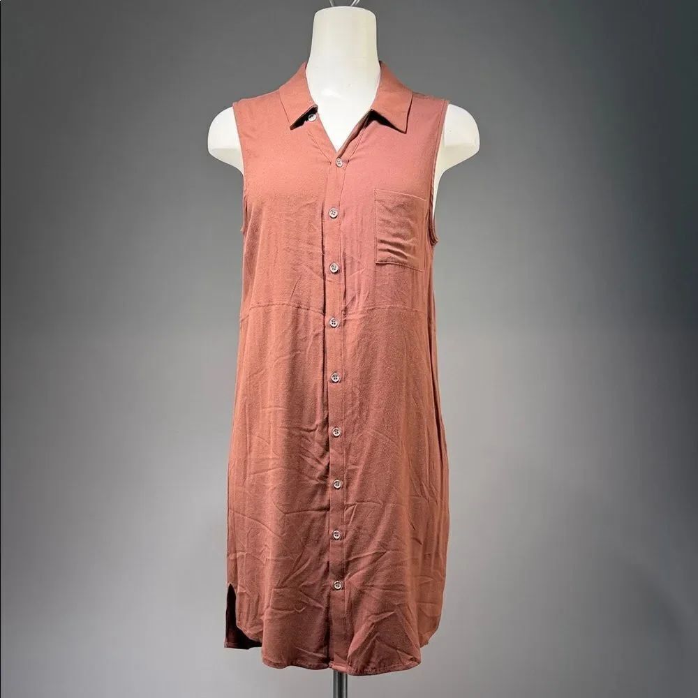Chaser Brown Sleeveless Dress (rack 7)